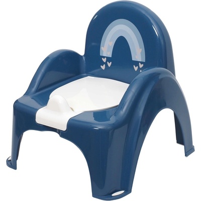 TEGA BABY nočník s melodií a víkem ergonomický Duha v modré