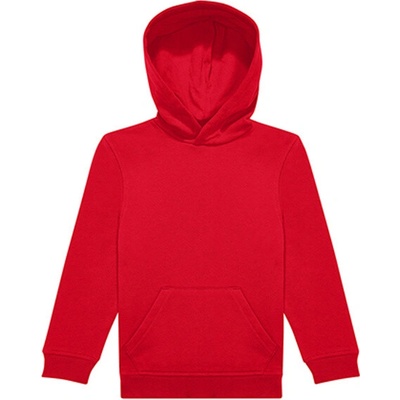 B&C detská mikina s kapucňou WK002 Red