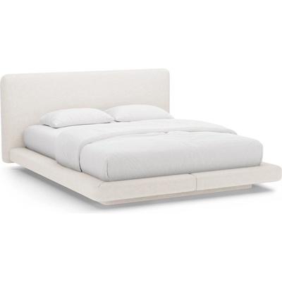 Micadoni Бежово тапицирано двойно легло 160x200 cm Linea - Micadoni (MIC_B160_138_F1_LINEA1)