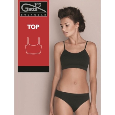 Gatta Дамски топ Koszulka-Top-WhiteV-63834-White - Черен, размер S