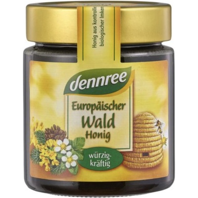 Dennree Med lesní silný bio 500 g