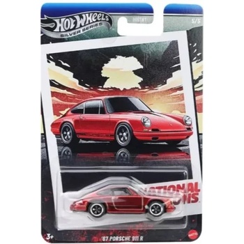 Mattel Hot Wheels: Ретро количка, 1: 64 - Porsche 911 R (JBY91)
