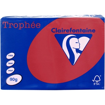 TROPHEE Копирна хартия Trophee Наситено червено A4 80 гр. 500 л
