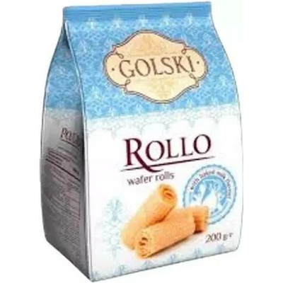 Golski wafer rolls rollo baked milk 200 g