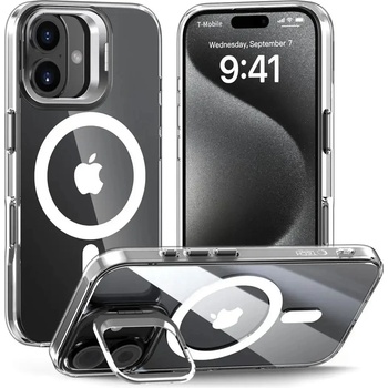 Tech-Protect Калъф Tech-Protect MagStand MagSafe за iPhone 16 - прозрачен (5906302375837)