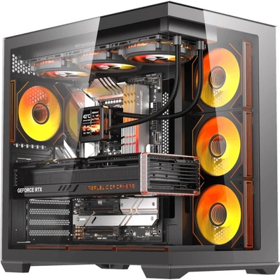 darkFlash C280 black + 7 fan (C280-7F-BLACK)