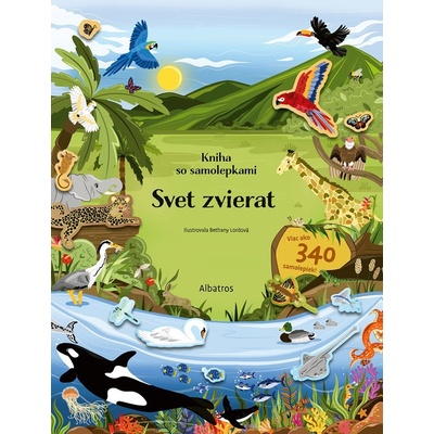 Kniha so samolepkami Svet zvierat Joli Hannah