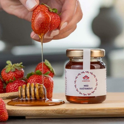 Včelařství Domovina Medovicový med kaštanový 180 g