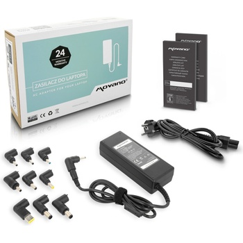 Movano Зарядно за лаптопи, универсален, 90W / 15-20V (ZZ/UNI90)