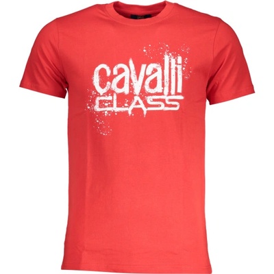 Cavalli class Мъжка тениска с къс ръкав cavalli class, Цвят Червено (qxt62pjd060_ro02000)