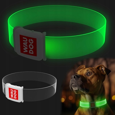 Waudog Obojek pro psa silikonový svítící
