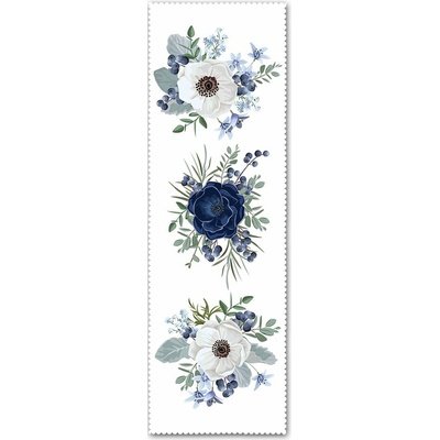 Minimalist Cushion Covers Behúň Blue Rose 40x130cm