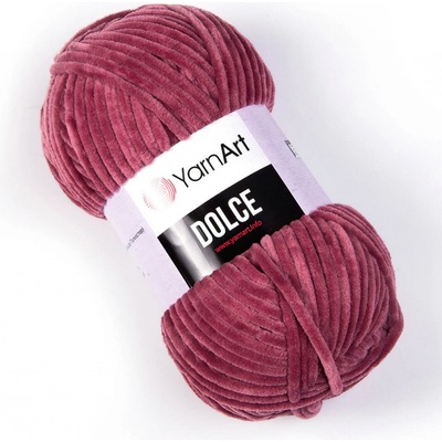 Pletací příze YarnArt DOLCE 751 starorůžová, efektní, 100g/120m