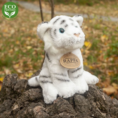 Rappa Плюшен седящ Бял тигър 15 см. - серия Еко приятели - Rappa (313125-2)