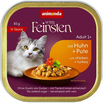 Animonda Cat Vom Feinsten Adult Kuracie a morka v omáčke 85 g