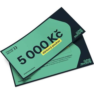 Dárkový poukaz ONEMOVE 5000 Kč