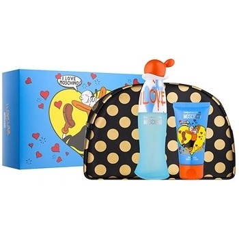 Moschino I Love Love X EDT 50 ml + tělové mléko 50 ml + etue dárková sada