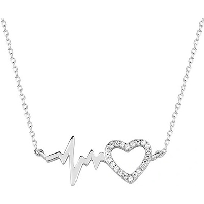 Olivie Strieborná retiazka tlkot srdca 2015