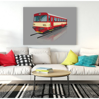 IMPAR Obraz 810 červená (Rozměr obrazu: 120x80)