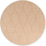 Hanse Home Кръгъл килим за открито и закрито в цвят слонова кост и бежово ø 160 cm Duet Liora - NORTHRUGS (106247-160)