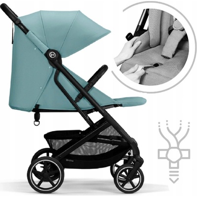 Cybex Beezy Sport černý rám Stormy Blue 2024
