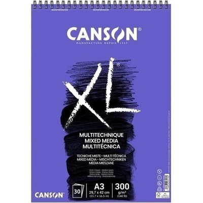Canson Sp XL Mixed Media Textured A3 300 g Skicár