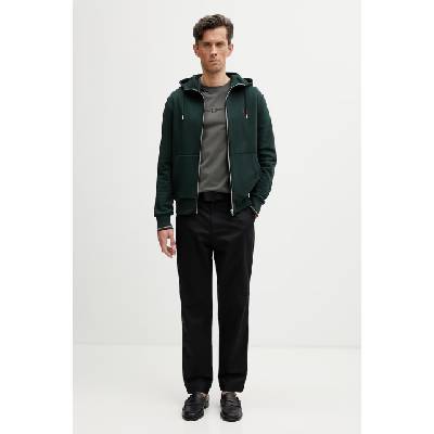 Fred Perry Суичър с цип и качулка мъжки от памук (J7536)