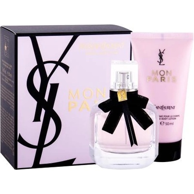 Yves Saint Laurent Mon Paris подаръчен комплект: EDP 50 ml + лосион за тяло 50 ml за жени
