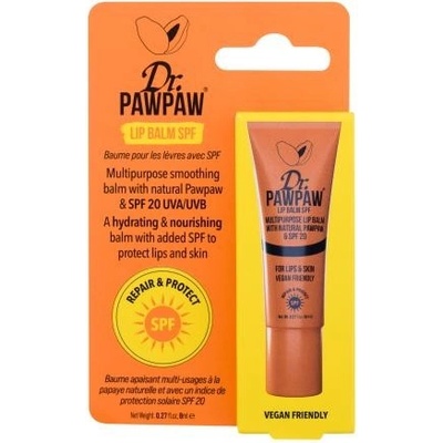Dr, PAWPAW Balm SPF20 Regeneračný a ochranný balzam na pery 8 ml
