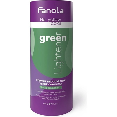 Fanola No Yellow Color Green Lightener Odbarvovací prášek 450 g
