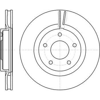 Brzdový kotúč REMSA 61087.10