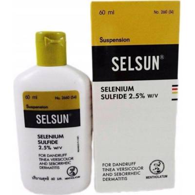 Selsun Tajlandia 2,5% Šampon proti lupům Psoriáza 60 ml