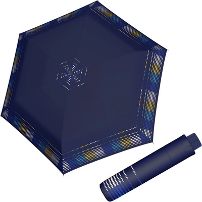 Doppler Havanna fiber Afterglow deštník dámský ultralehký mini černý