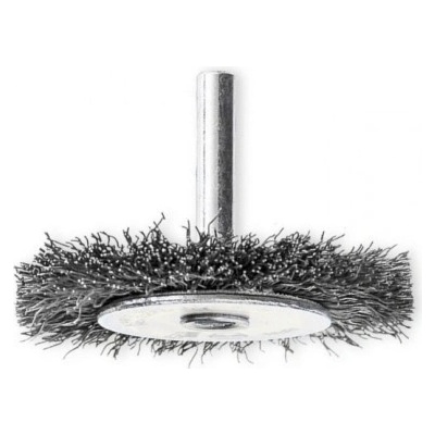 Kotúčová kefa so stopkou 60 x 12,5 x 10 mm drôt oceľ 0,30 mm KART