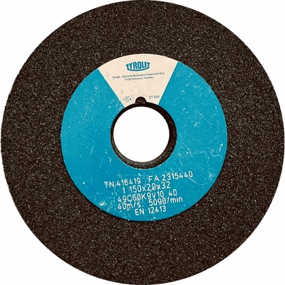 Tyrolit 49C60K9V40 Brúsny kotúč 150 x 20 x 32 mm 60 T416419