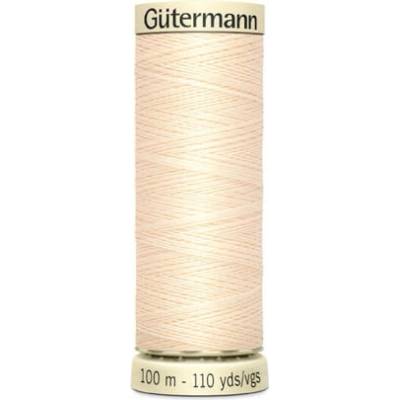 Nit PES Gütermann 100 (100m) - univerzální barva 414 - krémová