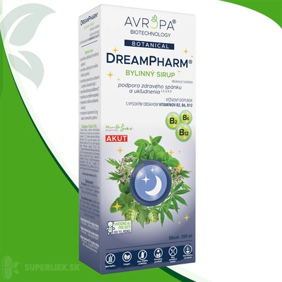 Avropa DreamPharm bylinný sirup 200 ml