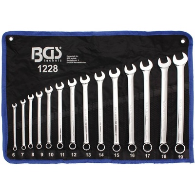 BGS technic Súprava ch kľúčov vidlica-očko extra dlhé 6 – 19 mm 14 ks BGS 1228