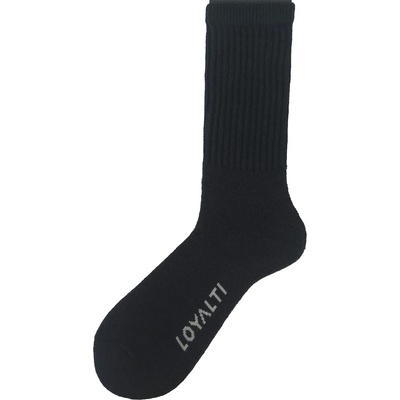 Loyalti Чорапи Loyalti Men's 8-Pack Crew Socks - Black