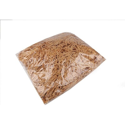 Dekorační papírová tráva 1 kg - 1 krémová světlá