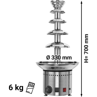 G.Gastro 280 W 6 kg 700 mm D9781856 – Zboží Dáma