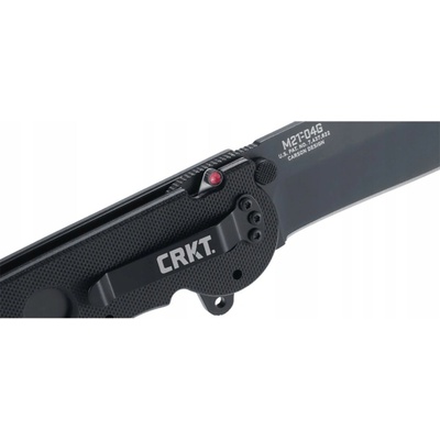 CRKT, oceľový, 9,80 cm s poistkou a klipom
