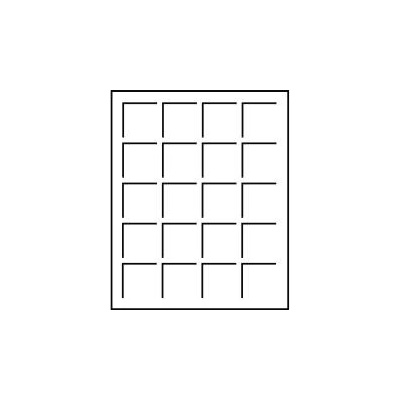 LEUCHTTURM Plata na mince S modré Velikost 1 pole Ø 41 mm