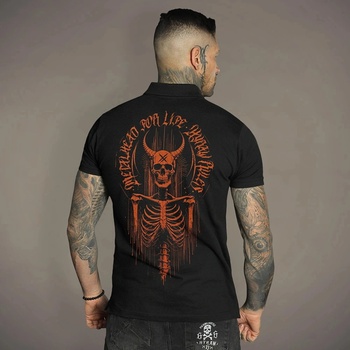 HYRAW мъжка тениска HYRAW - HORNED - Polo - 261PL01