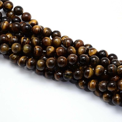 Tygří oko 6mm šňůra (60 - 63 korálků) – Zboží Dáma