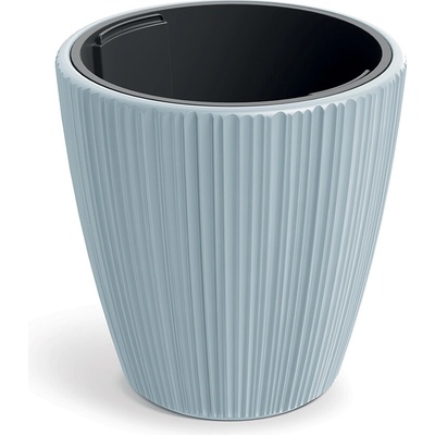 Prosperplast Kvetináč ORO s vkladom 19,9 cm svetlosivá