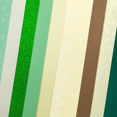 Galeria Papieru Ozdobný papír A4 210-250 g/m2 Elegantní zelená