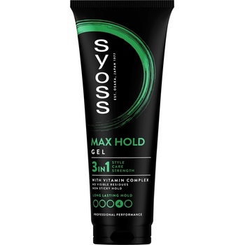 Henkel Стилизиращ гел Syoss Max Hold 24h - за мега силна фиксация на косата 250 мл