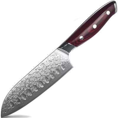 IZMAEL Damaškový kuchynský nôž Mijazaki Small Santoku 12 cm