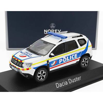 NOREV DACIA DUSTER POLICE NATIONALE 2021 - WHITE BLUE YELLOW 1:43